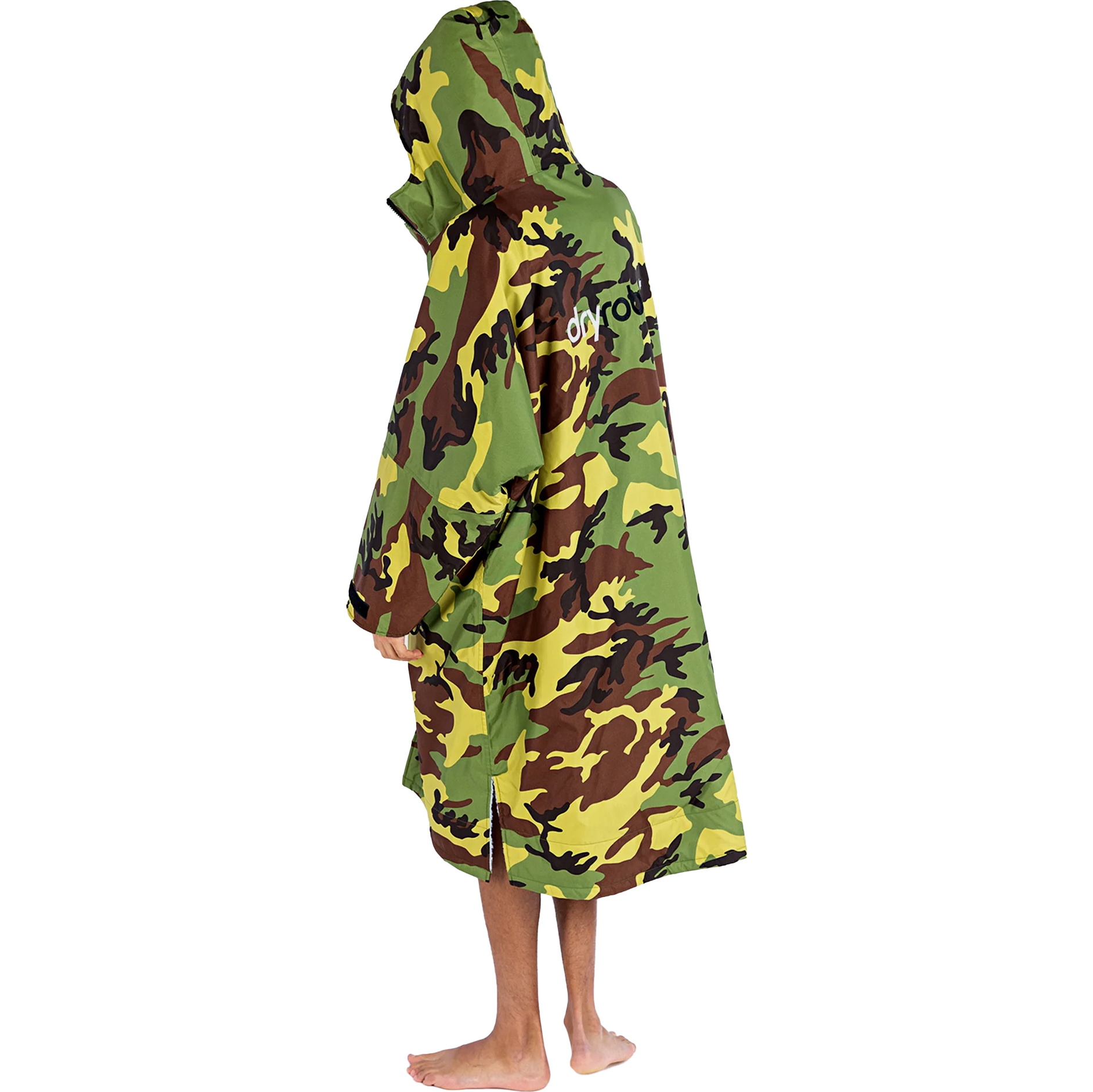 2025 Dryrobe Advance Accappatoio Da Cambio A Maniche Lunghe V3 DALSV3 - Grey / Mimetico